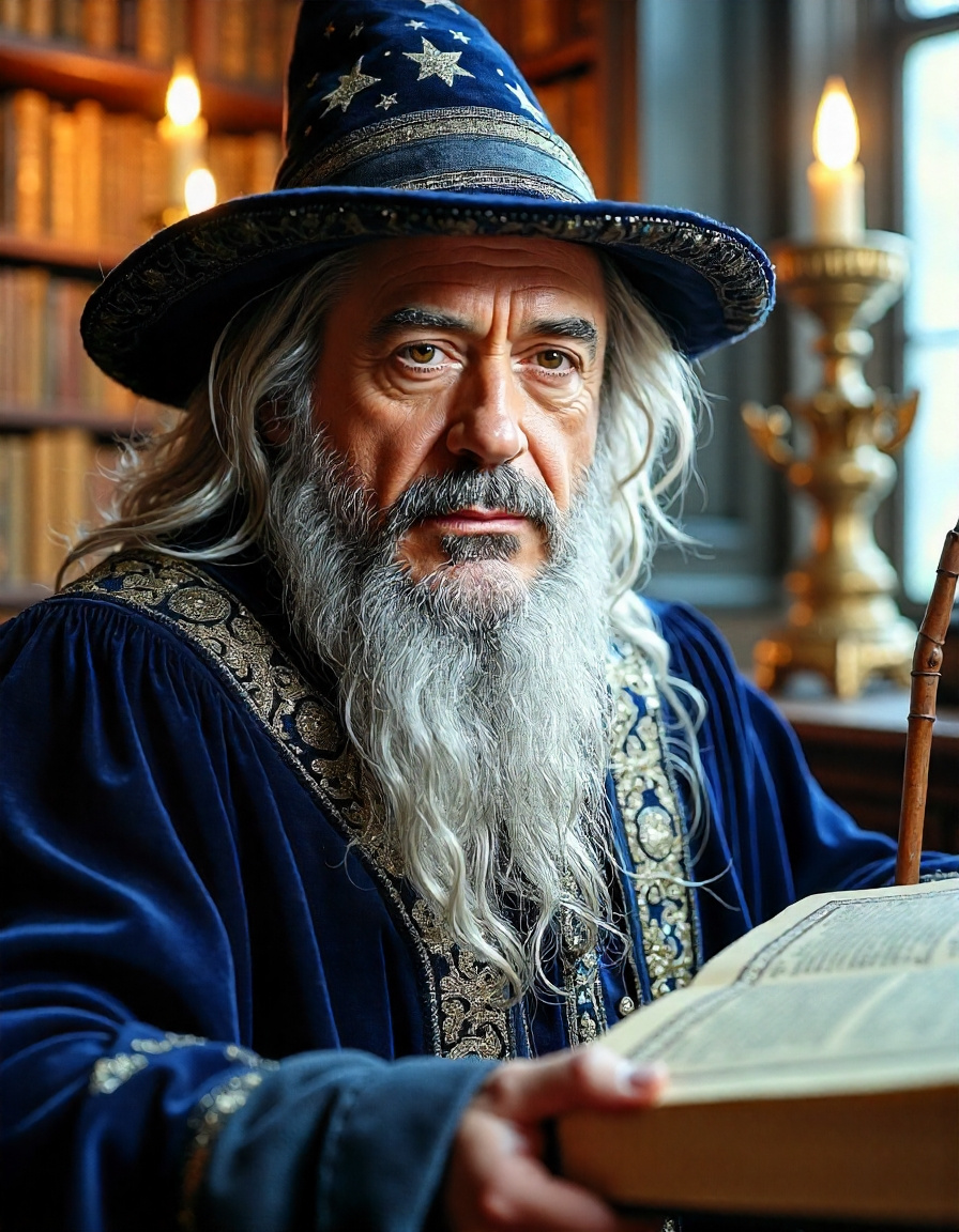 Robert Downey Jr as Dumbledore